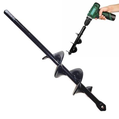 Broca Perfurador Solo Terra Jardim Espiral De Metal Plantas