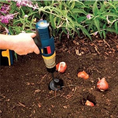 Broca Perfurador Solo Terra Jardim Espiral De Metal Plantas
