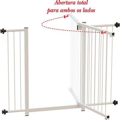 Grade Portão Divisor Ambiente Multigrade 100 Cm Branco
