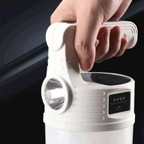Luminaria Solar Lanterna 2 1 Duplo Led Gancho Pendurar Porta