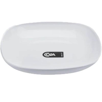 Prato Quadrado 17,2cm Branco Coza Essential Petiscos Frutas Sanduiche Mesa