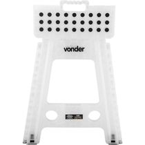 Banqueta plástica dobrável transparente altura 450 mm VONDER