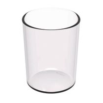 Copo Crippa 400ml Transparente Plástico Suco Água Escolar Restaurante