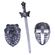 Conjunto-Medieval-Escudo-e-Mascara-Combat-Fight-CV222992-Play---Fun-1740369