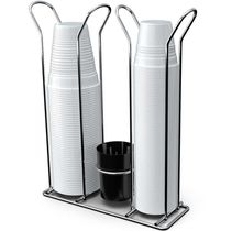 Suporte Copo Descartável 50 80ml e 180 200ml Porta Copos Colheres Cafe Organizador