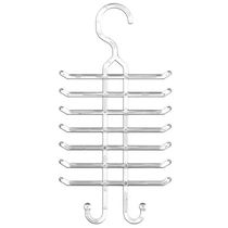 Cabide para Gravatas Cintos Suporte Organizador para Guarda-Roupa Armário Closets Cristal