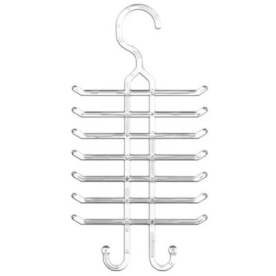 Cabide para Gravatas Cintos Suporte Organizador para Guarda-Roupa Armário Closets Cristal