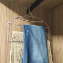Cabide Triplo para Organizar Calças Calceiro Transparente Closet Guarda Roupas Cinquetti