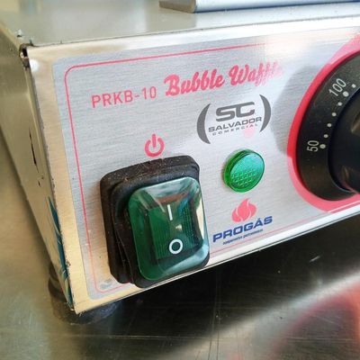 Máquina Chapa Prensa Molde De Bubble Waffle Profissional Prkb-10 Progas 220v