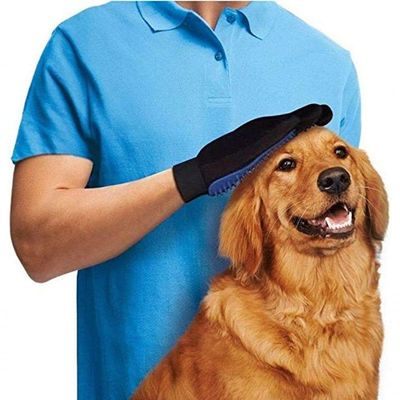 Luva Escova Nano Magnética Tira Pelos Dos Pets Cães E Gatos