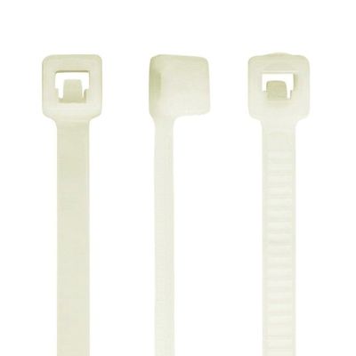 Abraçadeira De Nylon Branco 50 Uni Organizador De Cabos