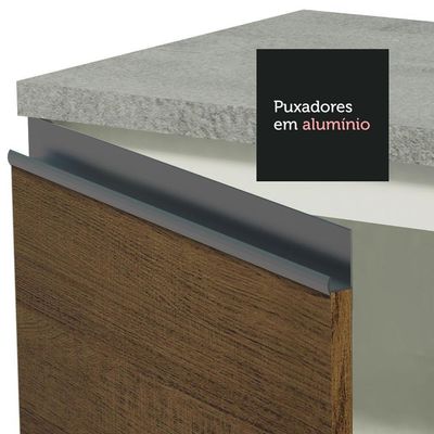 Cozinha Completa 180005 Com Armário E Balcão Branco/Rustic