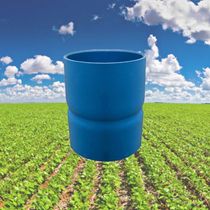 Luva De Emenda Curta 125mm Pn125 Para Tubo Pvc Irrigação Azul Pti