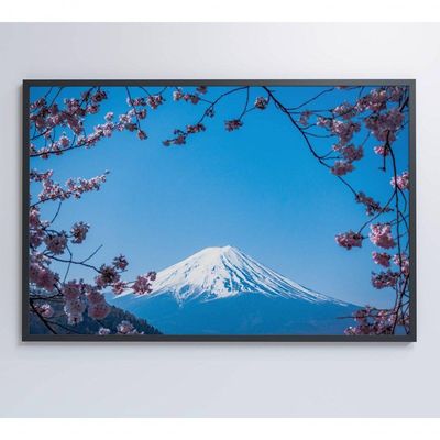 Quadro Monte Fuji 120x80 Cm Tecido Canvas