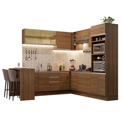 Cozinha Completa 504001 Com Armário E Bancada RusticRustic