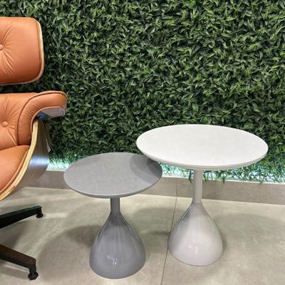 Conjunto Mesa Lateral Flare Em Laca Cor Azul Céu