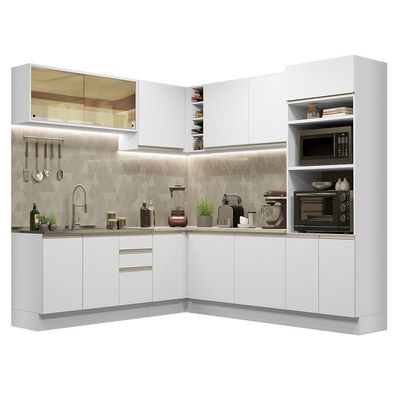Cozinha Completa 459001 Com Armário E Balcão Branco Branco