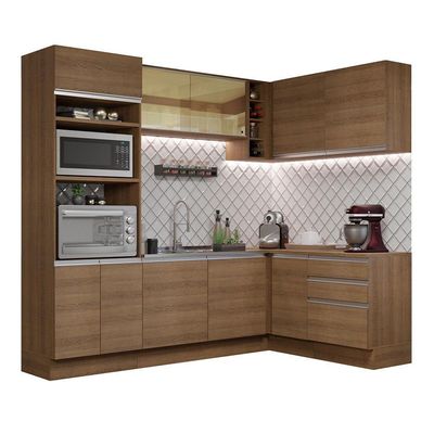 Cozinha Completa 399002 Com Armário E Balcão RusticRustic