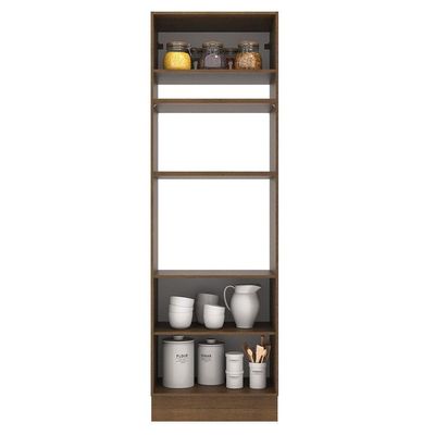 Torre Quente 70 Cm 3 Portas Rustic/branco Rustic/branco