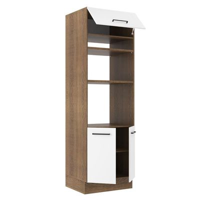 Torre Quente 70 Cm 3 Portas Rustic/branco Rustic/branco