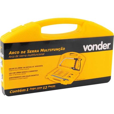 Arco de serra multifunção jogo com 12 peças VONDER