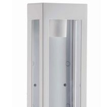 Arandela Branca 13x8x40cm Prime 2 Lâmpadas E27 Dital Bivolt Versátil