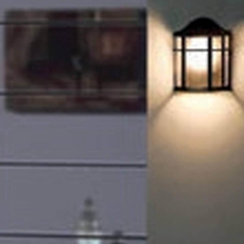 2 Luminárias de Parede Pretas Arandelas 25cm Lente Fosca De