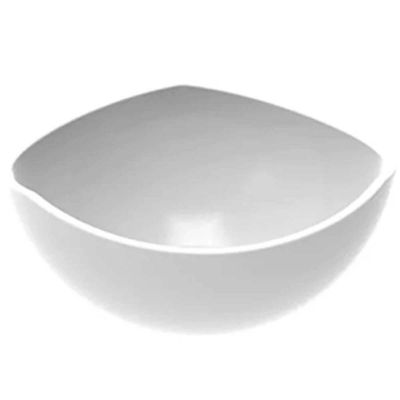 Conjunto 24 Potes de Sobremesa Doces Branco Avulso 265ml Plástico Trio Crippa Tigela Unitária