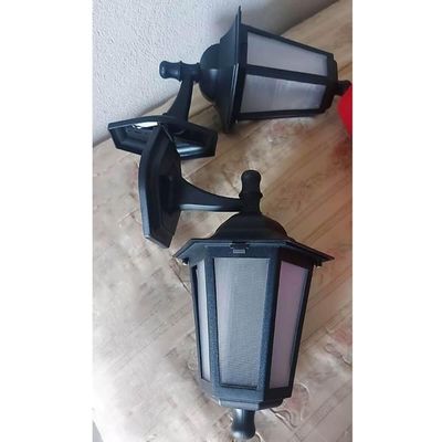 Kit 12 Arandelas Coloniais Pretas Bivolt Luminárias de Parede Grega Jardim Pátio Dital