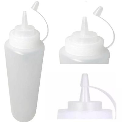 Bisnaga Grande Flexivel Profissional 1L 30Cm Weck Para Molhos Drinks Restaurante