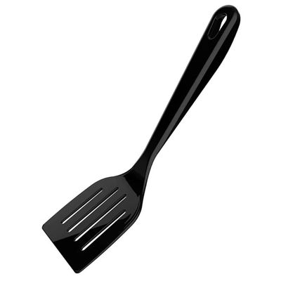Kit 24 Espátulas Culinárias Retas Nylon Pretas Restaurante Lanchonete Kitch Crippa