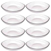 8 Cestas para Frutas Fruteira de Mesa Transparente 3,5L Trio Crippa Bancada Verduras