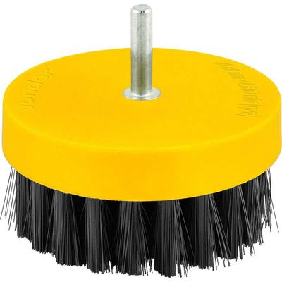 Escova rotativa para Furadeiras e Parafusadeira  80mm em nylon Vonder