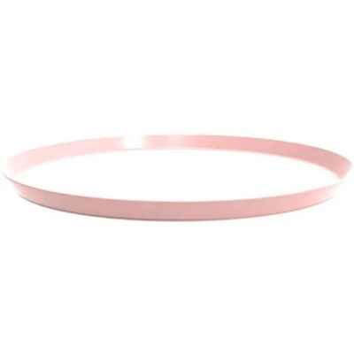 48 Bandejas Redonda 28cm Servir Bar Restaurante Rosa Himalaia Bubble Crippa