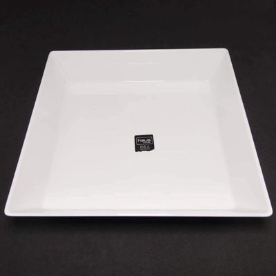 4 Travessas Retangular 3,5L Profissional Servir Buffet Melamina Branca Saladas Massas Haus Concept