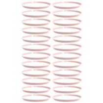24 Bandejas Redonda 34cm Servir Bar Restaurante Crippa Bubble