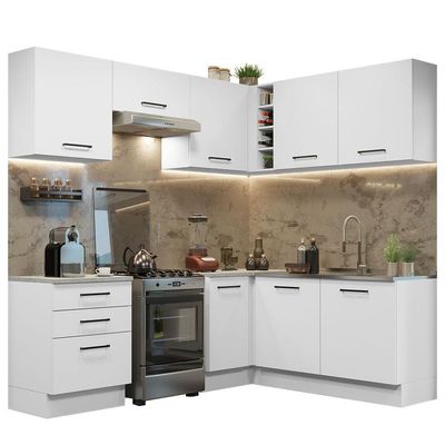 Cozinha Completa 399002 Com Armário E Balcão Branco Branco