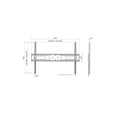 Suporte De Parede Fixo TV LG MJH66420806