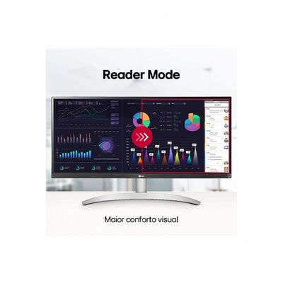 Monitor LG Ultrawide™ 29WQ600B-W Tela IPS De 29 21:9 USB-C 7Wx2 MaxxAudio® 1ms (MBR) 100Hz