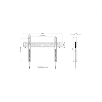 Suporte De Parede Fixo TV LG MEC63570101