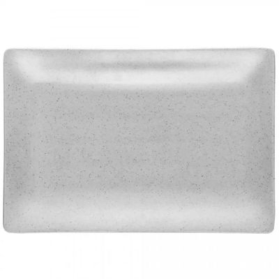 Kit 6 Travessas Melamina Sushi Sashimi 24,5x16,5cm Comida Japonesa Retangular Lyor Granilite