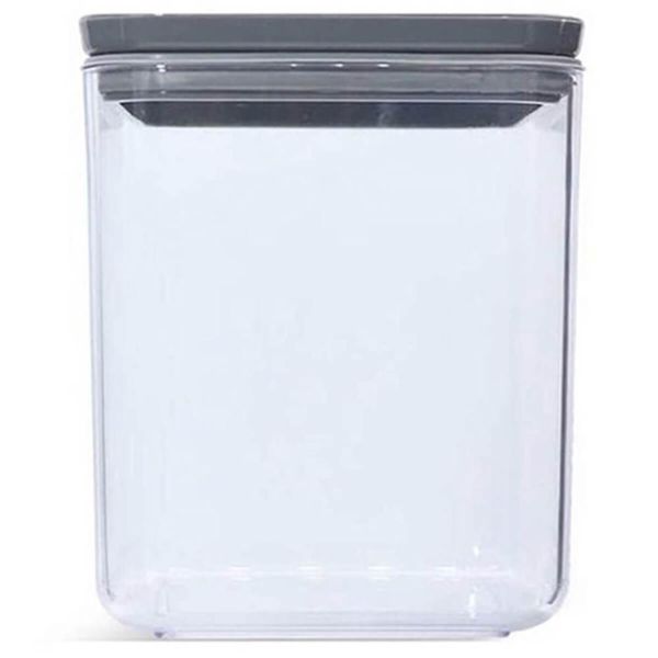 Kit 12 Potes Herméticos de Plástico 1L Potinhos com Tampa Porta Mantimentos Chumbo Plasvale