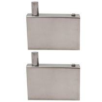 Kit 2 Ganchos em Aço Inox Cabide de Parede Roupas Toalheiro Banheiro Lavabo Orquídea