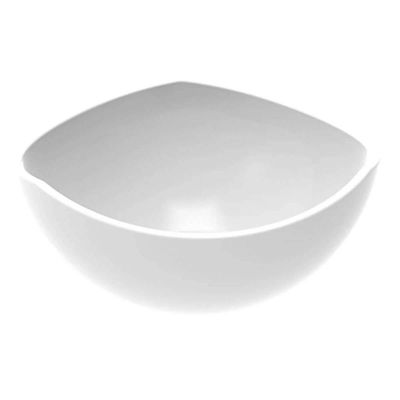 Kit 36 Potes para Sobremesas Doces 265ml Plástico Branco Restaurante Hotel Crippa