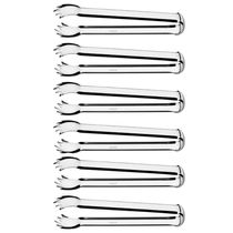 Kit 6 Pegadores para Carne Restaurante Buffet Inox Pinça Churrasco Tramontina Utility