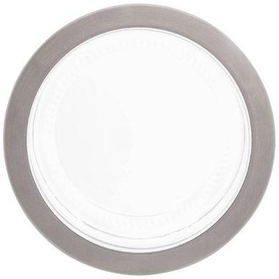 Kit 6 Potes de Vidro Porta Mantimentos 1,2L Tampa Inox Lyor Organizador de Condimentos