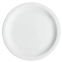 Conjunto de 24 Pratos Rasos de Porcelana Classe Única Iguaçu Germer 25cm Branco