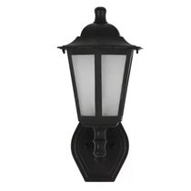 Arandela Externa Grega Preta Luminária de Parede Colonial E27 Bivolt Jardim Muro Dital