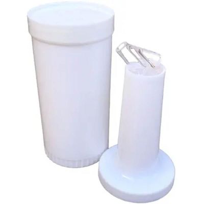 6 Garrafas Store'n Pour 1L Brancas Mixologista Armazenar e Servir Caldas Drinks