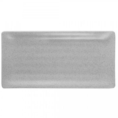 Travessa Melamina Prato Sushi Lyor Tóquio Granilite 17,5x11x2,5cm Retangular